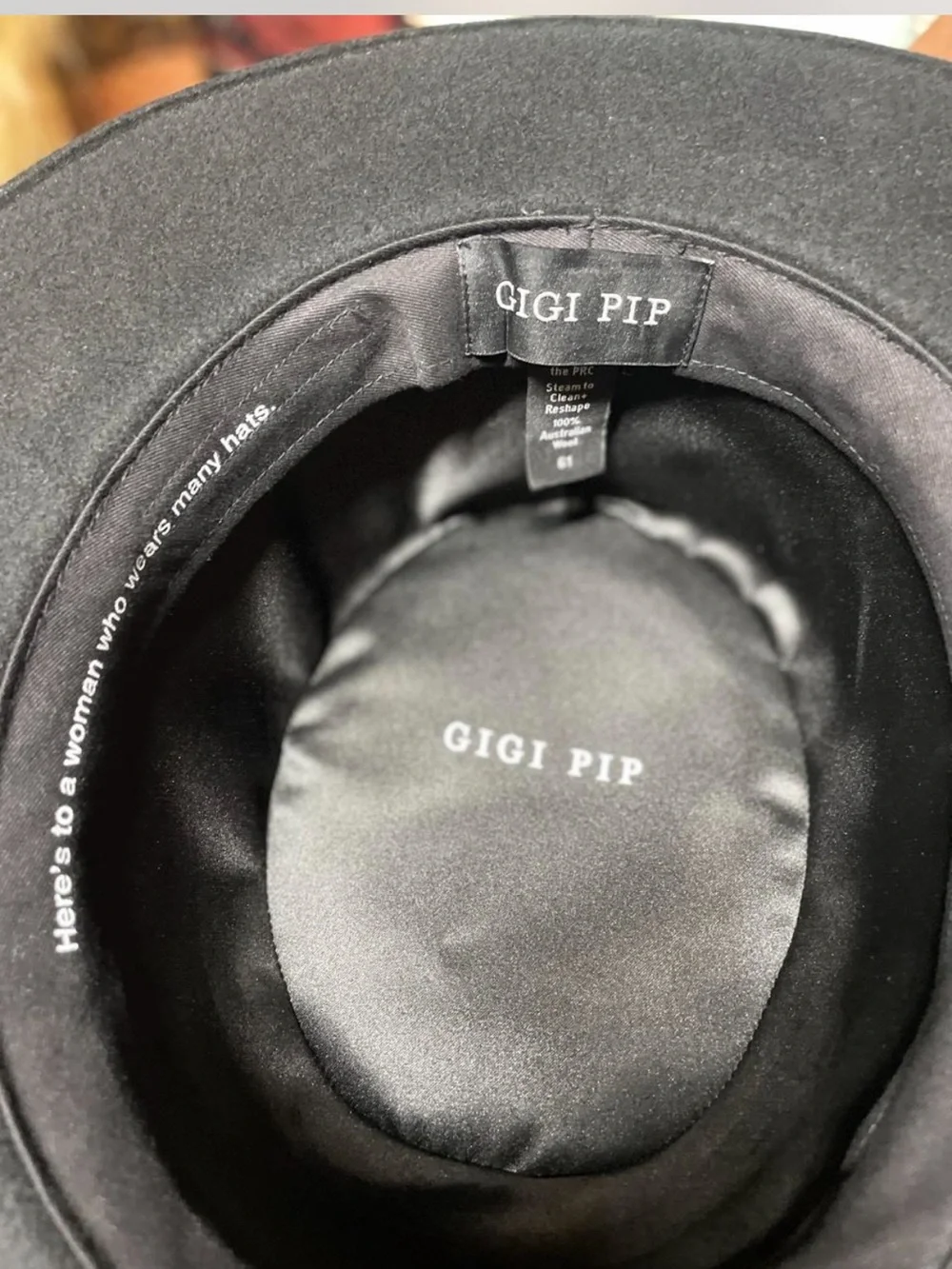 Gigi Pip Upcycled Boho Weatern Wear Womens Hat